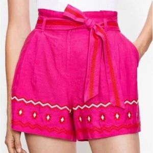 LOFT, size small, paper bag waist with belt